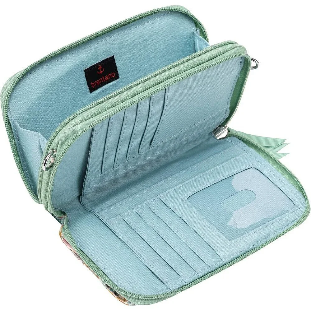 Cotton Quilted Crossbody Wallet Purse Clutch Women's Fashion Accessories